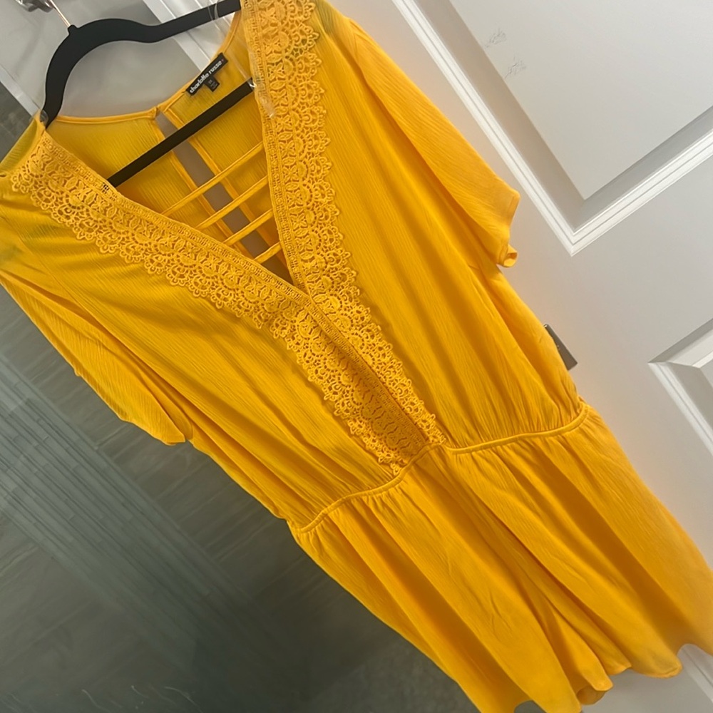 Yellow Vacation Romper